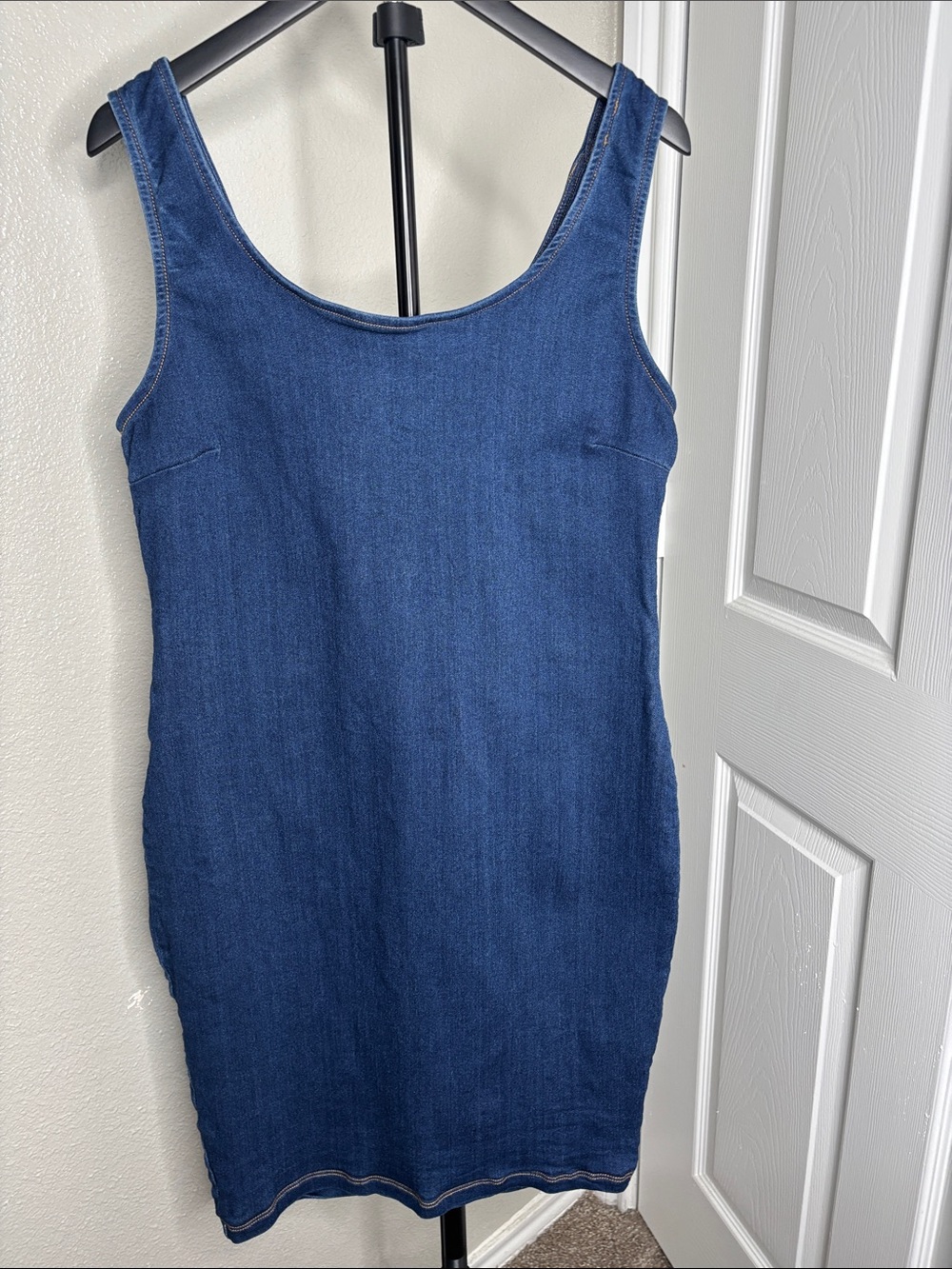 Dark blue jean dress - Picture 3 of 6